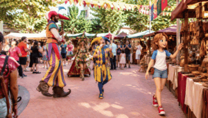 Fira Medieval de Salou en las calles del Nucli Antic